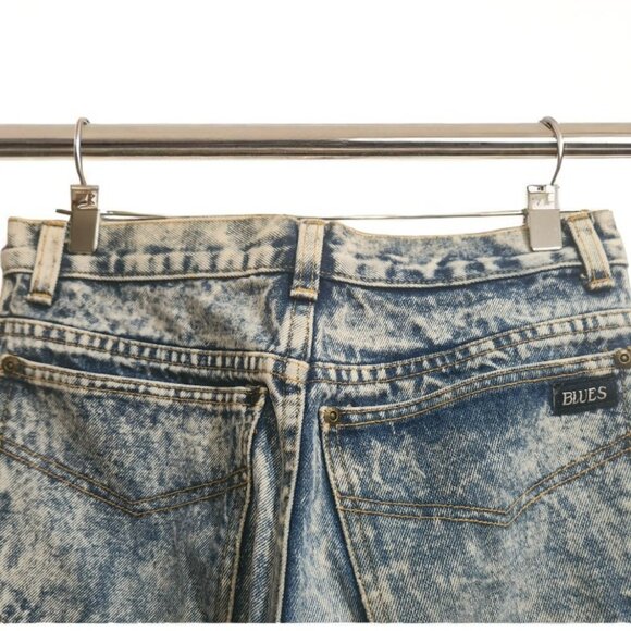 Vintage Giordano “BLUES” Acid Wash Jeans - Picture 9 of 9